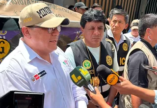 Santiváñez anunció captura de autores de atentado en Trujillo