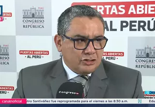 Santiváñez calificó como “show mediático” allanamiento a su casa"