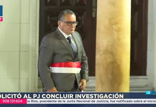 Santiváñez pide cerrar investigación en su contra en el PJ