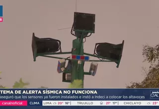 Sistema de alerta sísmica SASPE aún no funciona en costa peruana