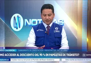 Conductores pueden pagar papeletas con 90% de descuento hasta el 23 de noviembre, según SAT