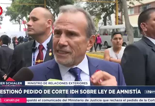 Schialer cuestionó pedido de Corte IDH sobre ley de amnistía