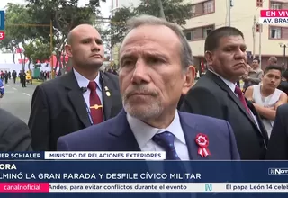 Schialer niega ruptura con Bolivia por dichos de Boluarte