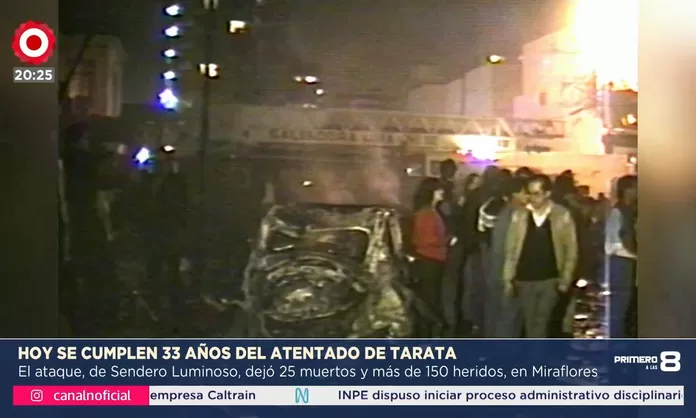 Se conmemoran 33 años del atentado terrorista en calle Tarata | Canal N