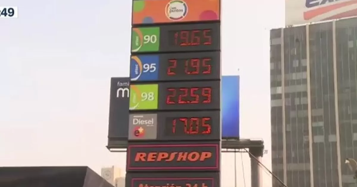 Se eleva el precio de la gasolina