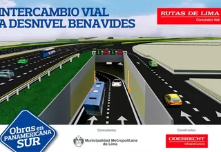 Se inician obras del intercambio vial en Av. Benavides