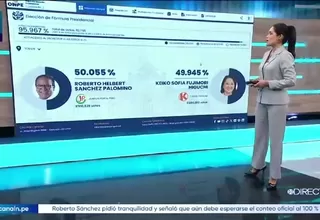 Keiko Fujimori y Roberto Sánchez: así va el conteo de la ONPE