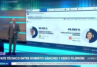 Keiko Fujimori y Roberto Sánchez: así va el conteo de la ONPE