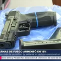 Se registra un aumento del 18 % en compra de armas de fuego