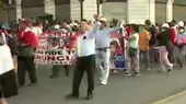 Se registra nueva manifestación en la Plaza San Martín del Centro de Lima - Noticias de mision-de-la-oea
