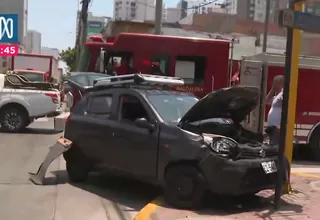 Se registra un triple choque en la avenida Petit Thouars