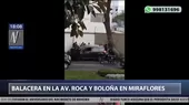 Miraflores: se registró balacera tras intento de asalto a una pareja de esposos - Noticias de sinchi-roca