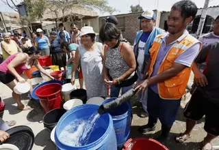 Sedapal: vecinos denuncian que aún no se restablece el servicio de agua