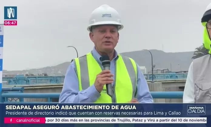 Sedapal descarta desabastecimiento de agua en Lima y Callao | Canal N