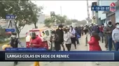 Segunda vuelta: Se registran largas colas en sede de Reniec en San Juan de Miraflores - Noticias de miraflores