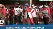Movilizaciones en el Centro de Lima continúan por segundo día consecutivo - Noticias de movilizaciones