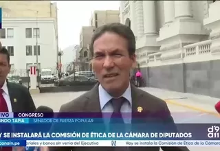 Segundo Tapia: “Las facultades que solicite el Ejecutivo serán aprobadas”