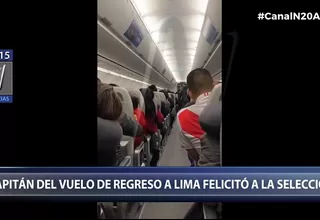 Piloto de avión que trasladó a Lima a la selección le dedicó emotivo mensaje