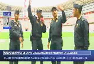 Selección peruana: policías crean un rap para alentar a los dirigidos por Gareca