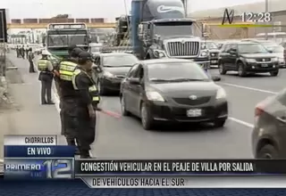 Miles salen de Lima en Semana Santa: Panamericana Sur está congestionada