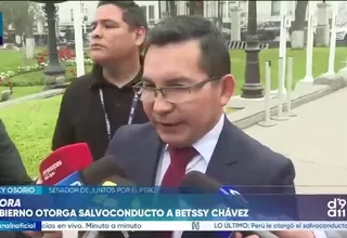 Senador de Juntos por el Perú sobre salvoconducto a Betssy Chávez: “Lo importante son las buenas relaciones con México”