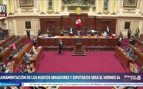 Congreso bicameral: senadores y diputados jurarán al cargo el viernes 24 de julio