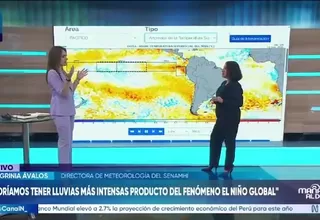 Senamhi advierte sobre posible Niño global y efectos en temperaturas del Perú