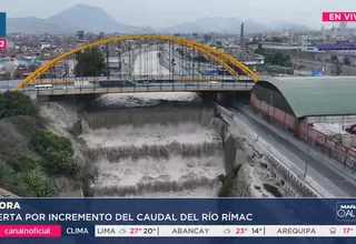 Senamhi alerta por posible desborde del río Rímac