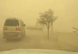 Senamhi: Alerta roja por vientos extremos en la costa peruana