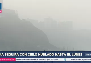 Senamhi: Cielo nublado, vientos y llovizna hasta el lunes en la costa