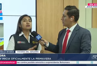 SENAMHI anuncia inicio de primavera en el hemisferio sur