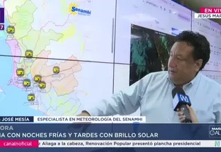 Senamhi explica frío y lloviznas en Lima pese a estar en primavera