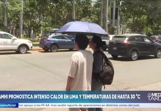 Lima alcanzará hasta 30 °C tras incremento de temperatura, según Senamhi
