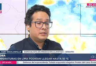 Senamhi: Lima enfrentará mañanas con temperaturas de hasta 10 °C