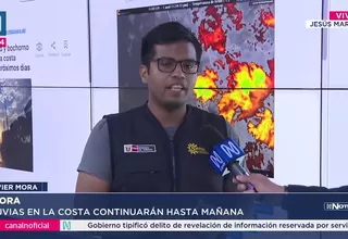 Senamhi proyecta persistencia de lluvias de verano en la costa peruana