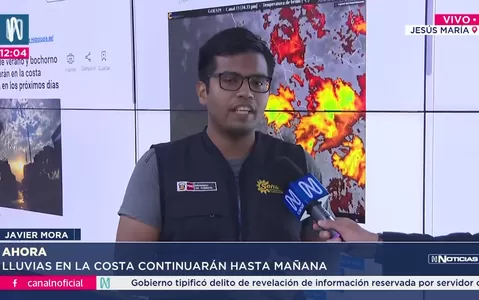 Senamhi: Lluvias en la costa se extenderán hasta el 19 de febrero