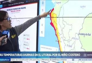 Senamhi sobre El Niño Costero: la magnitud térmica en la costa ya pasó a nivel extremo