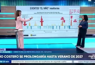 Senamhi: Niño Costero seguirá hasta el verano de 2027
