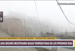 Senamhi: El pronóstico de este invierno es que será más frío de lo usual