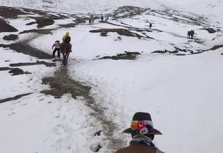 La Sierra soportará lluvias, nevadas y granizada desde el sábado, informó Senamhi