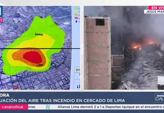 Senamhi: SJL y El Agustino, los más contaminados tras incendio