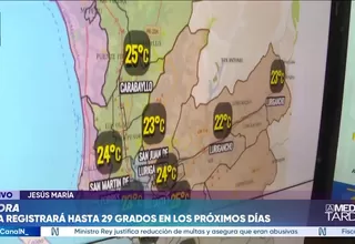Senamhi prevé temperaturas de hasta 29 °C en Lima en los próximos días