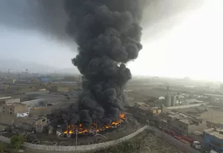 Senamhi: vientos favorecen dispersión de humo de incendio en Comas