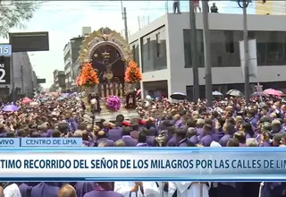 Señor de los Milagros: conoce el recorrido de hoy de la procesión