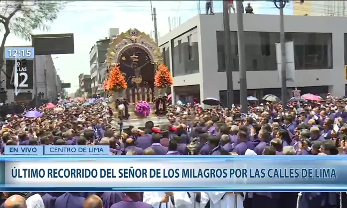 Señor De Los Milagros: Conoce El Recorrido De Hoy De La Procesión | Canal N