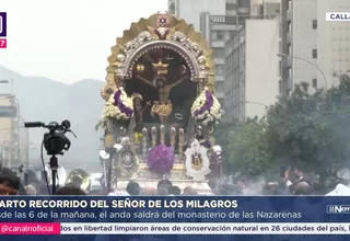 Señor de los Milagros hará su cuarto recorrido el 28 de octubre