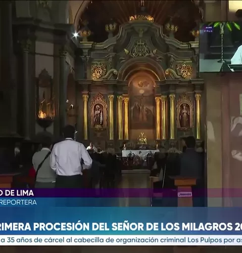 Señor de los Milagros: Imagen saldrá en primera procesión este sábado al mediodía