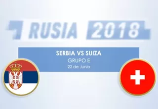 Serbia y Suiza se enfrentan por la clasificación en el grupo E del Mundial