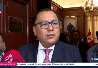 Sergio Gonzáles respalda a Santiváñez y pide peritaje de audios
