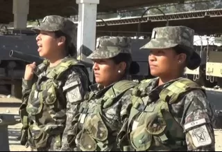 Más de 2,700 mujeres cumplen servicio militar voluntario en el Perú